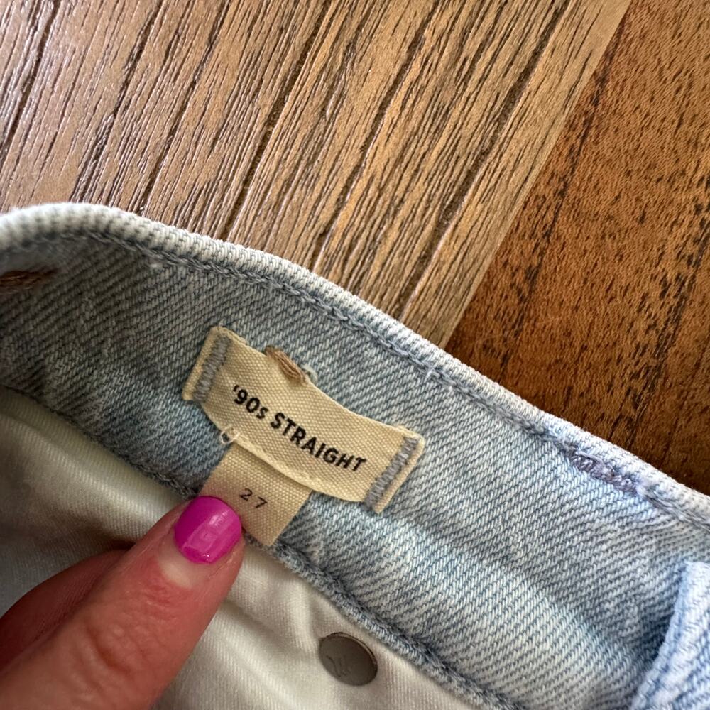 Madewell 90s Straight Jeans - Size 27 - Picture 3 of 9